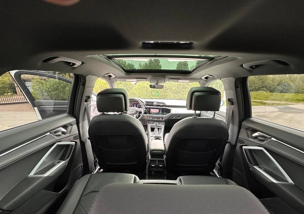 Audi Q3 cena 143000 przebieg: 18542, rok produkcji 2021 z Myślenice małe 781